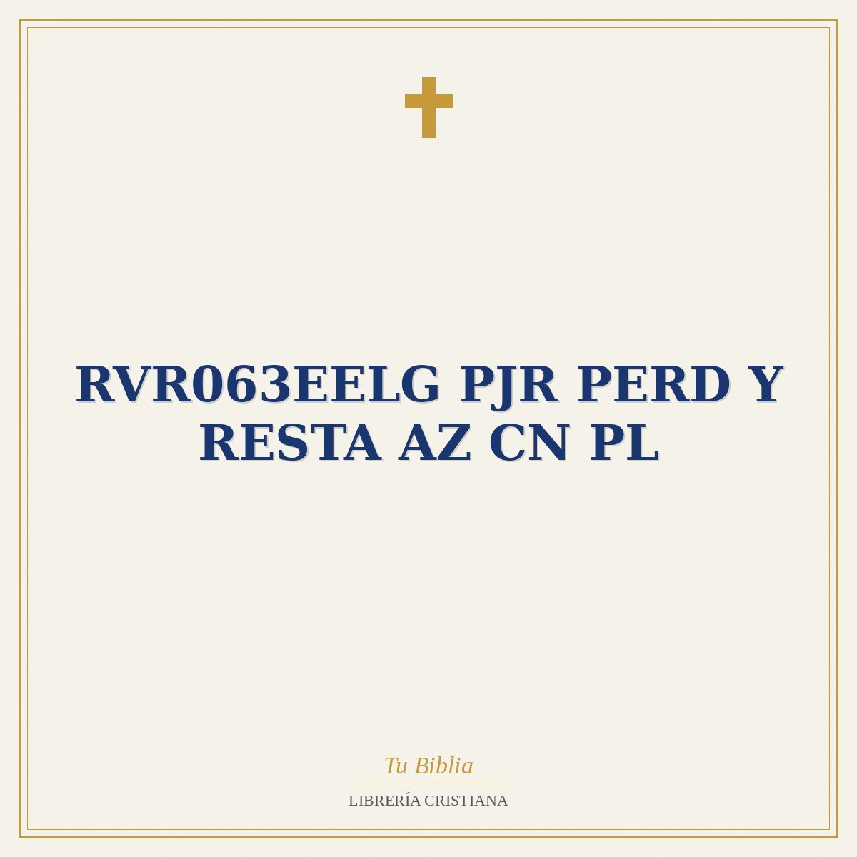 RVR063EELG PJR PERD Y RESTA AZ CN PL 1 RVR063EELG PJR PERD Y RESTA AZ CN PL