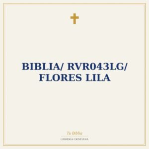 Biblia/ RVR043LG/ Flores Lila