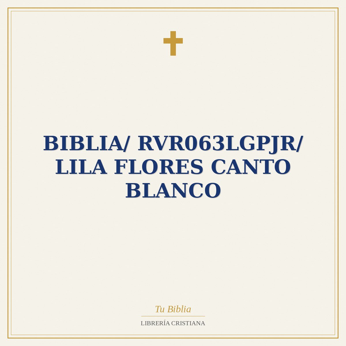 Biblia/ RVR063LGPJR/ Lila Flores Canto Blanco 1 Biblia/ RVR063LGPJR/ Lila Flores Canto Blanco