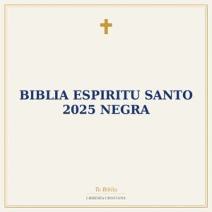 Biblia Espiritu santo 2025 Negra