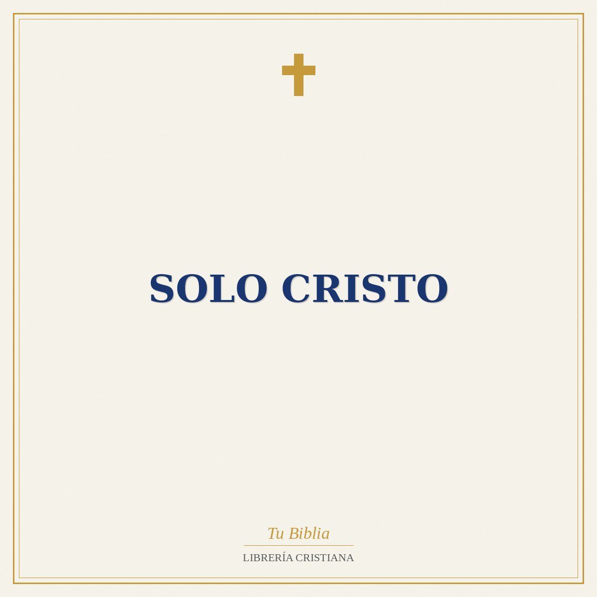 Solo Cristo 1 Solo Cristo