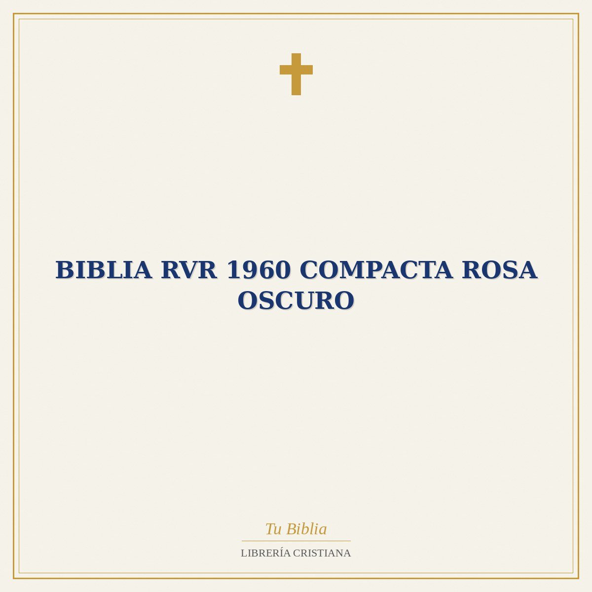 Biblia RVR 1960 Compacta Rosa Oscuro 1 Biblia RVR 1960 Compacta Rosa Oscuro