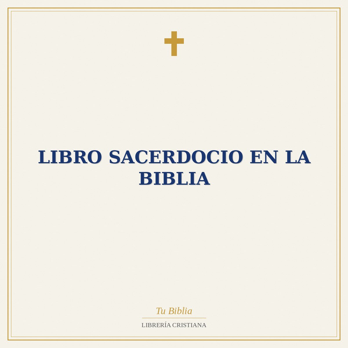 Libro Sacerdocio en la biblia 1 Libro Sacerdocio en la biblia