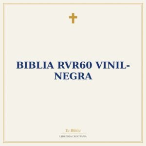 Biblia RVR60 vinil- negra