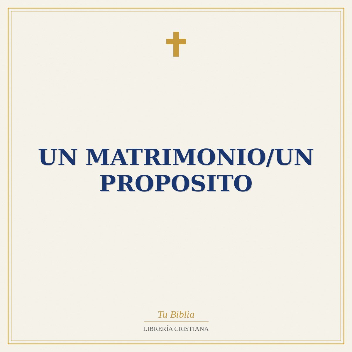 Un Matrimonio/Un Proposito 1 Un Matrimonio/Un Proposito