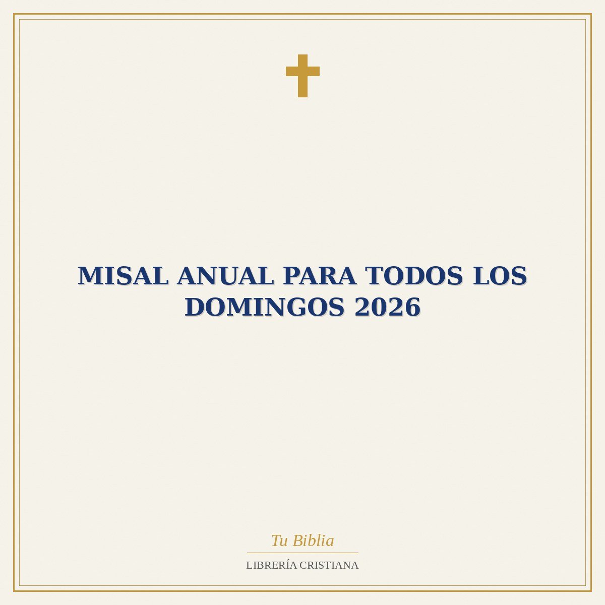 MISAL ANUAL PARA TODOS LOS DOMINGOS 2026 1 MISAL ANUAL PARA TODOS LOS DOMINGOS 2026