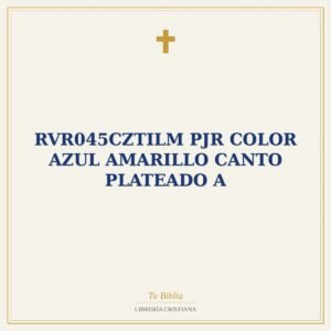 RVR045CZTILM PJR COLOR AZUL AMARILLO CANTO PLATEADO A