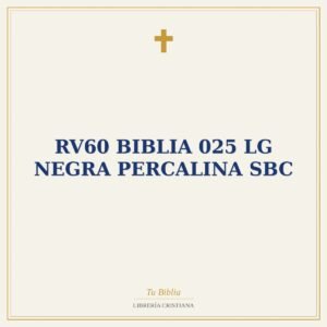 RV60 Biblia 025 LG Negra Percalina SBC