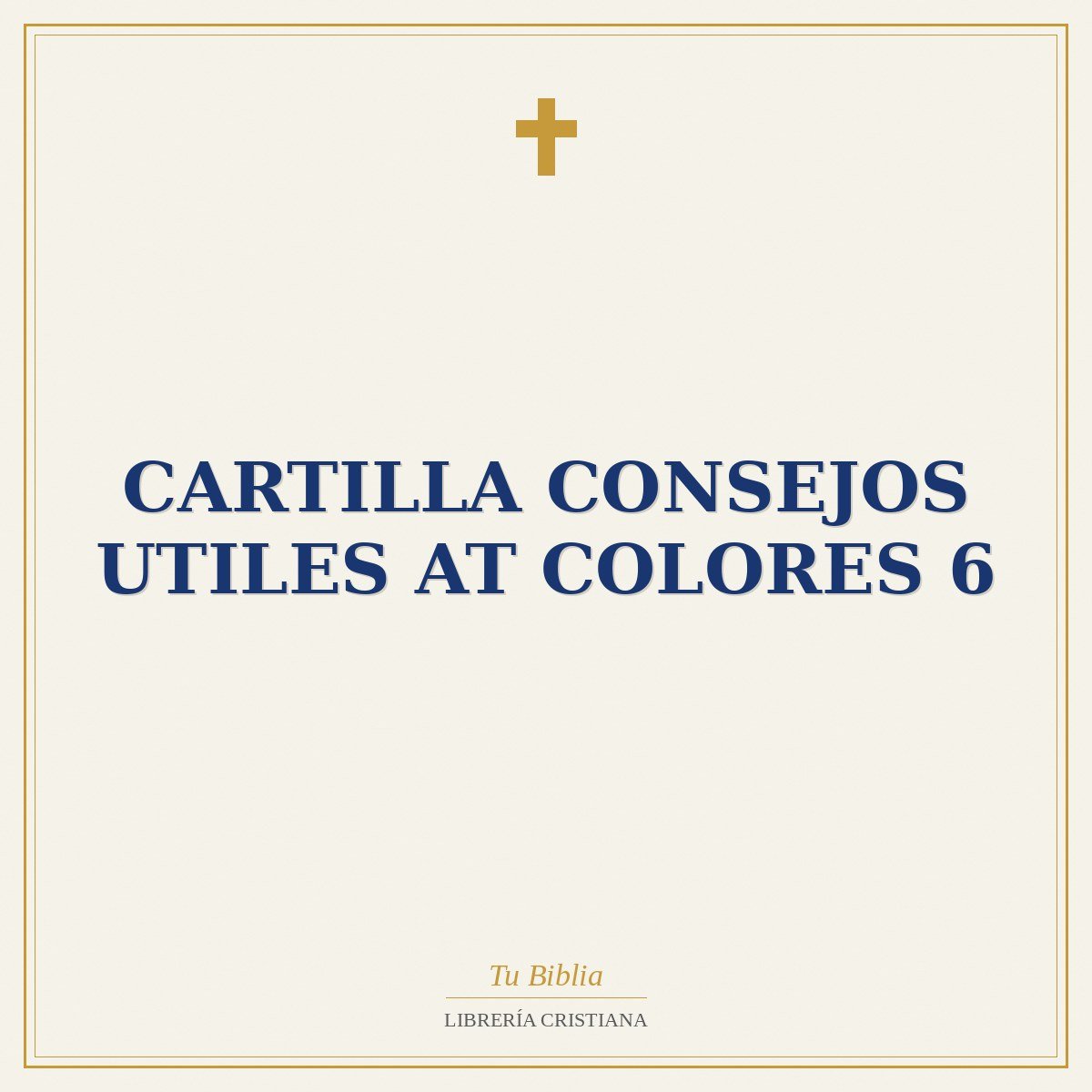 Cartilla Consejos Utiles AT Colores 6 1 Cartilla Consejos Utiles AT Colores 6
