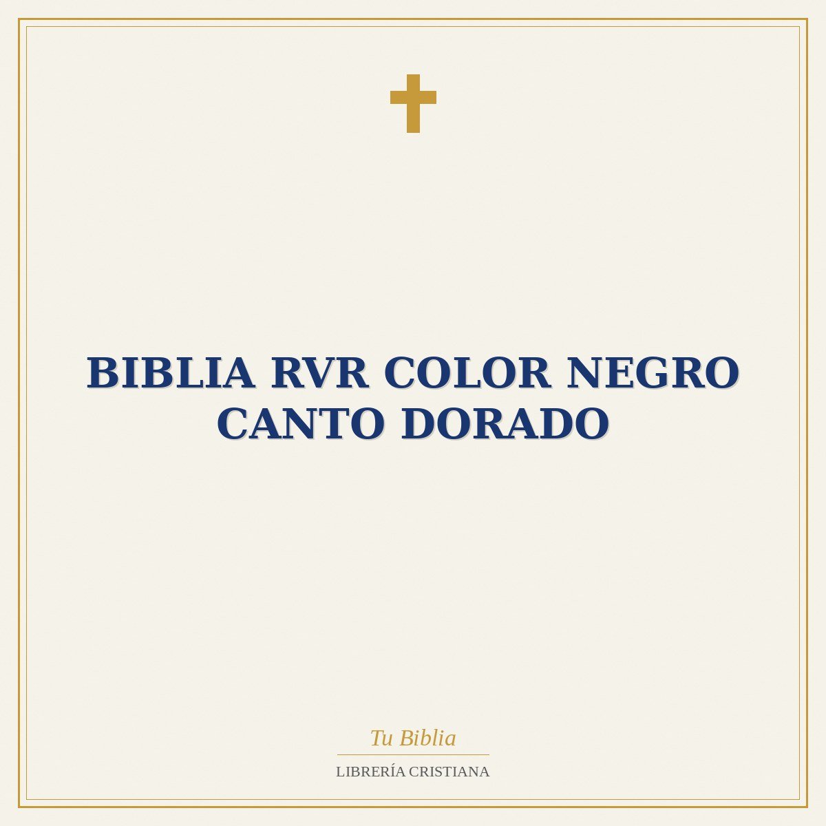 Biblia RVR color negro canto dorado 1 Biblia RVR color negro canto dorado
