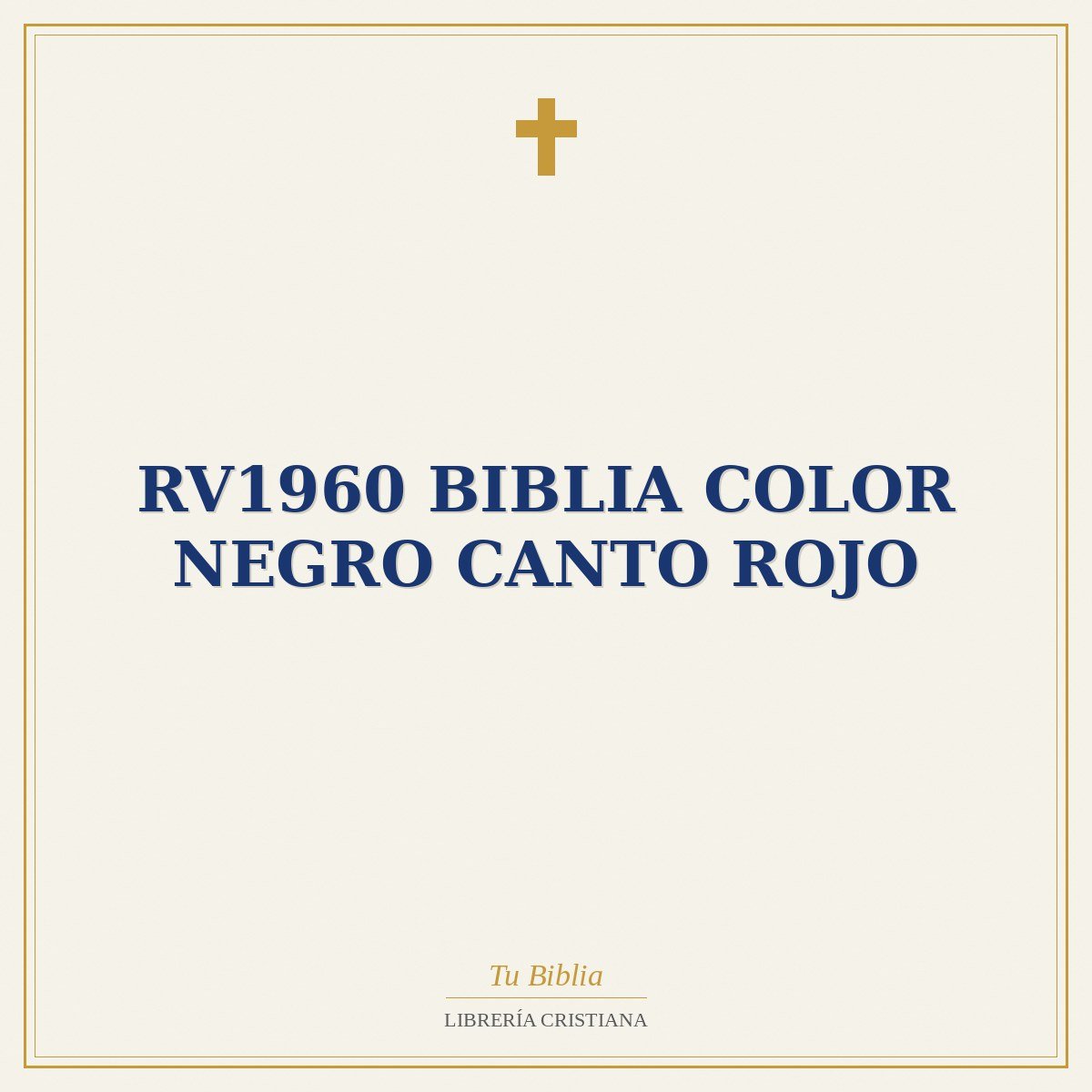 RV1960 Biblia COLOR NEGRO CANTO ROJO 1 RV1960 Biblia COLOR NEGRO CANTO ROJO