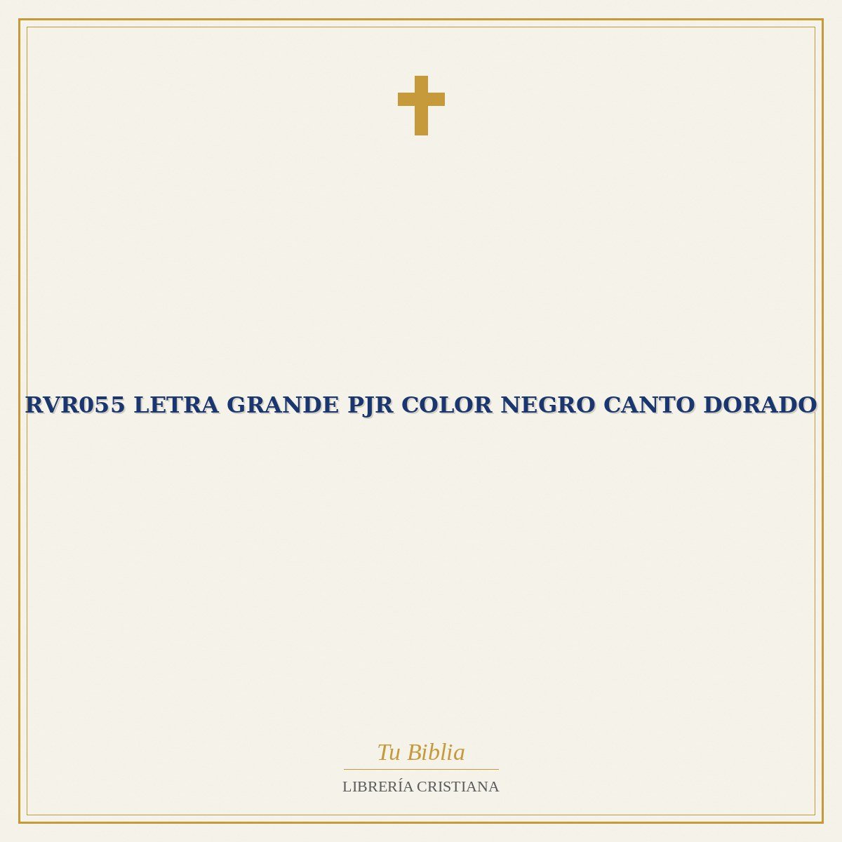 RVR055 Letra grande pjr color negro canto dorado 1 RVR055 Letra grande pjr color negro canto dorado