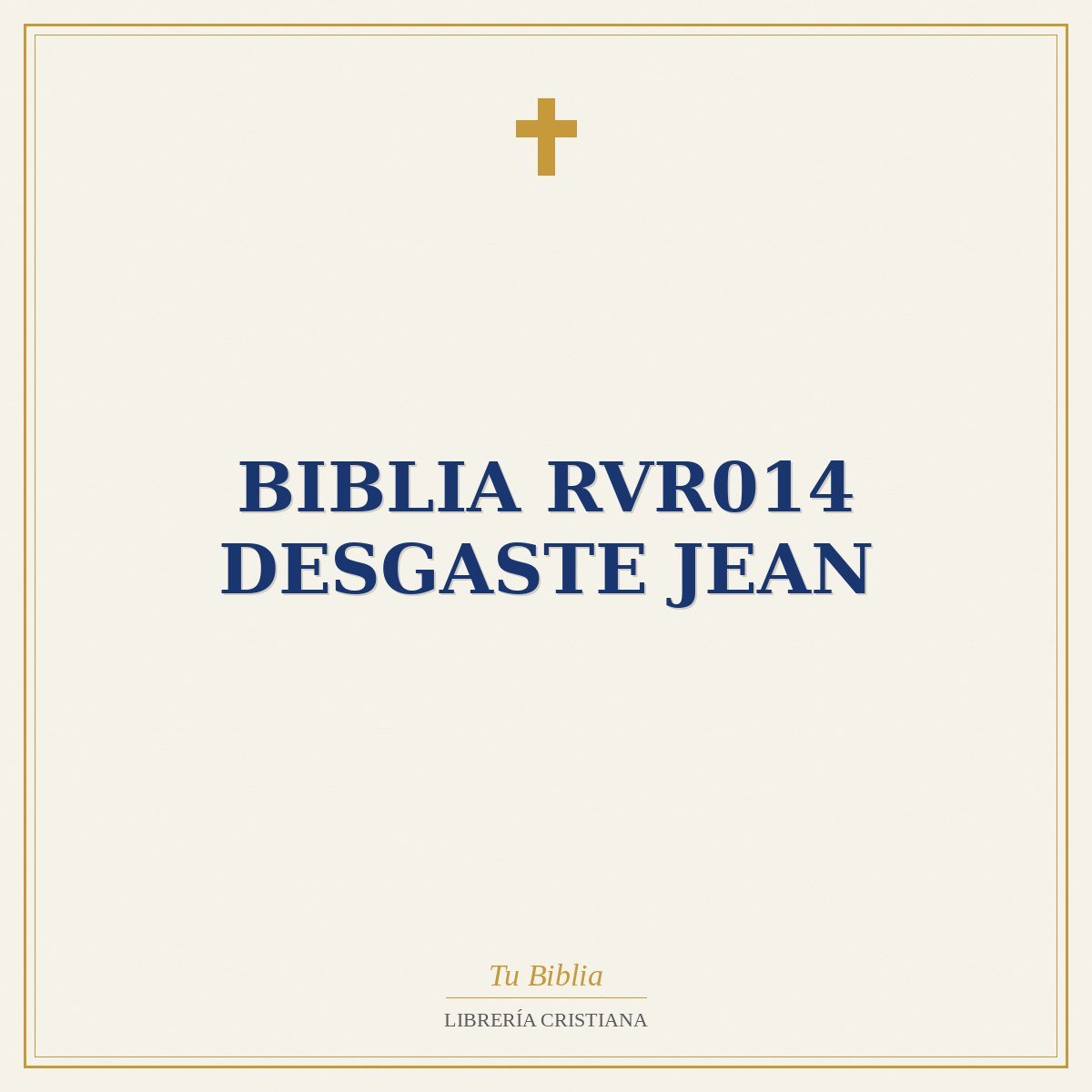 Biblia RVR014 Desgaste Jean 1 Biblia RVR014 Desgaste Jean