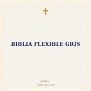Biblia flexible gris