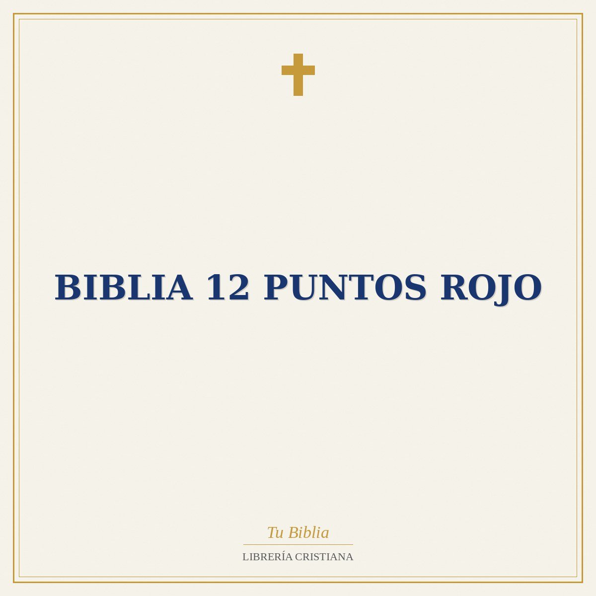 Biblia 12 puntos rojo 1 Biblia 12 puntos rojo