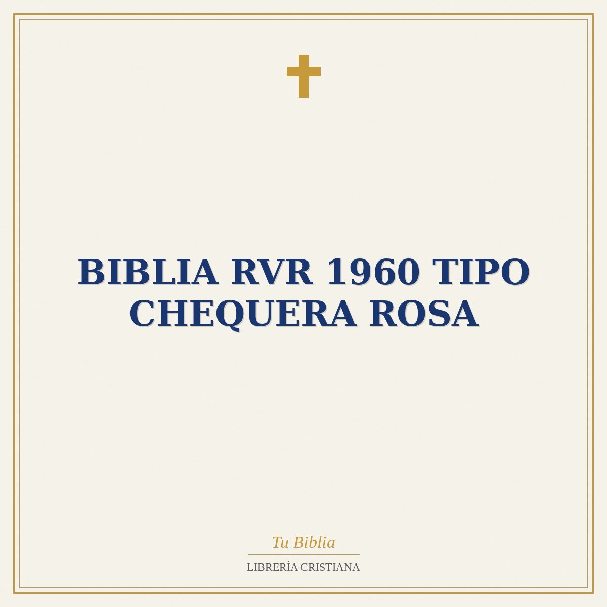 Biblia RVR 1960 Tipo Chequera rosa 1 Biblia RVR 1960 Tipo Chequera rosa