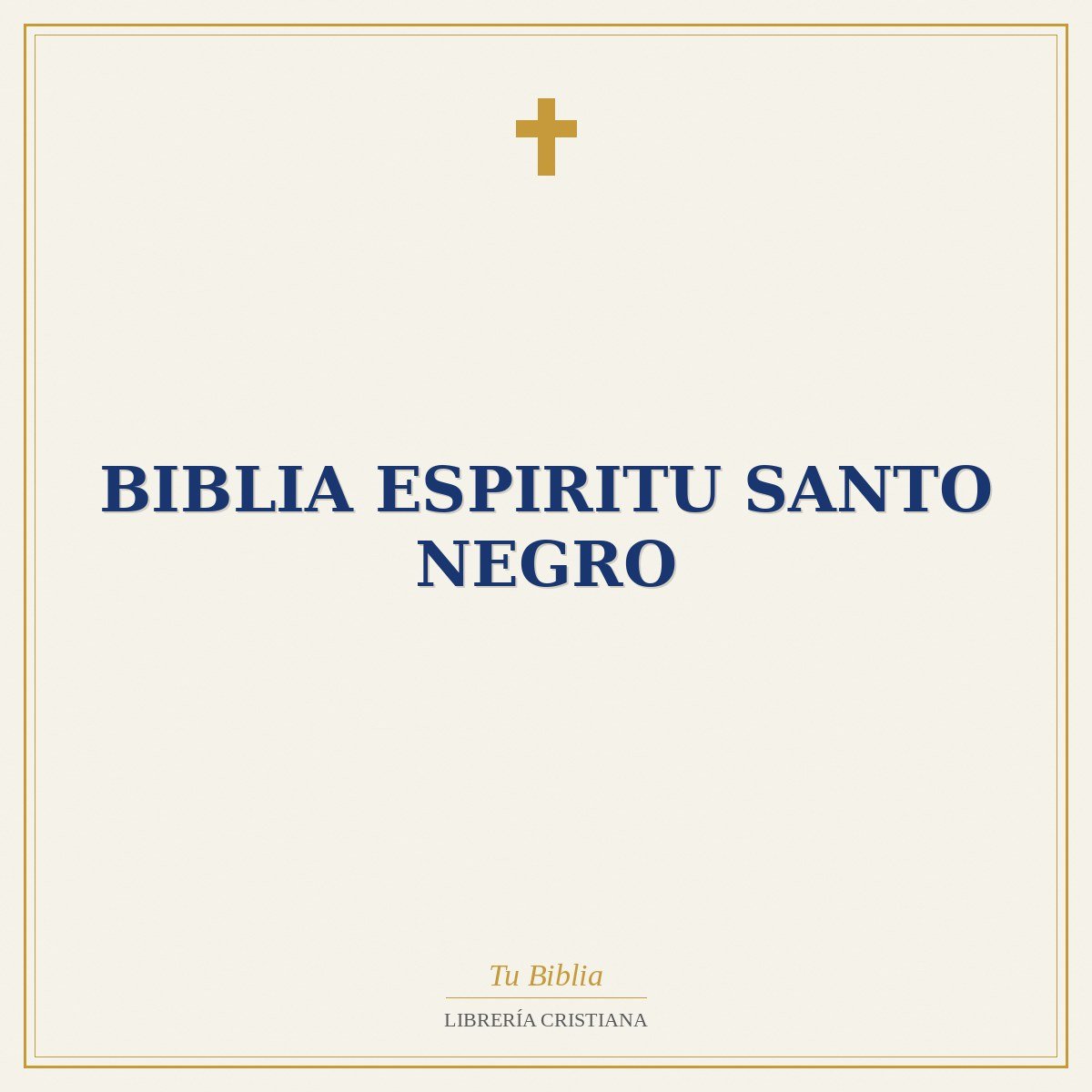 Biblia Espiritu Santo Negro 1 Biblia Espiritu Santo Negro