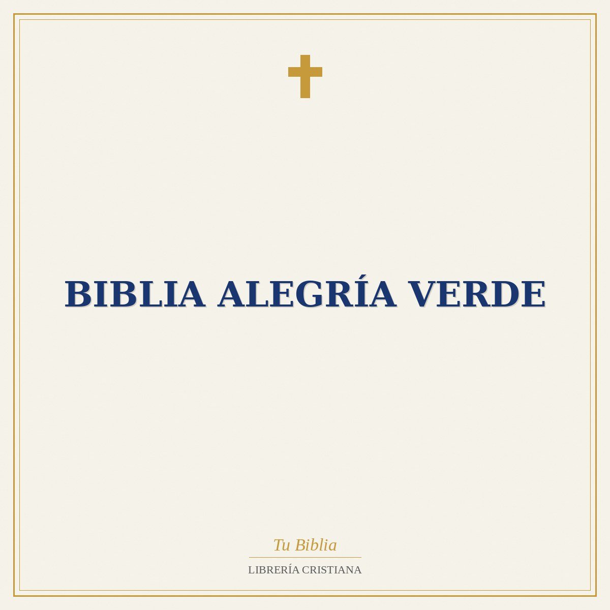 Biblia alegría verde 1 Biblia alegría verde