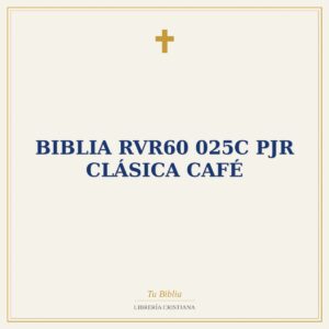 Biblia RVR60 025c PJR Clásica Café