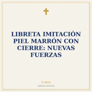 Libreta Imitación Piel Marrón con Cierre: Nuevas Fuerzas