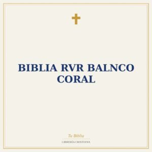 Biblia RVR Balnco coral