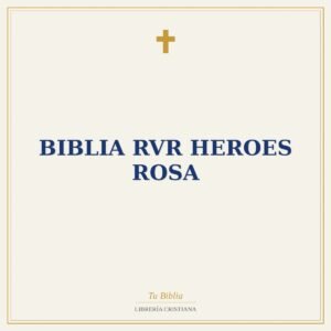 Biblia RVR Heroes rosa