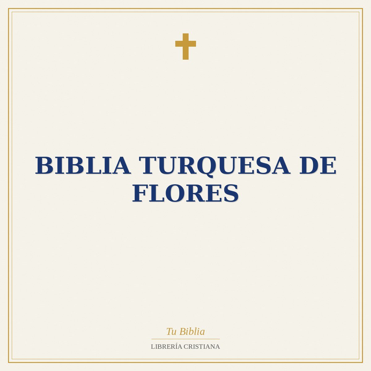 Biblia turquesa de flores 1 Biblia turquesa de flores