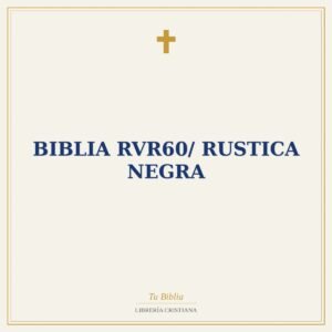 Biblia RVR60/ Rustica Negra