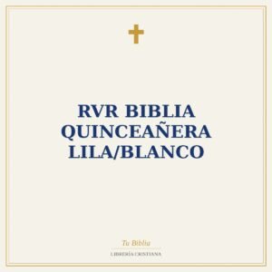 RVR Biblia quinceañera Lila/Blanco
