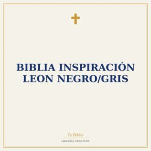 Biblia inspiración leon negro/Gris