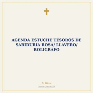 Agenda Estuche Tesoros De Sabiduria Rosa/ Llavero/ Boligrafo