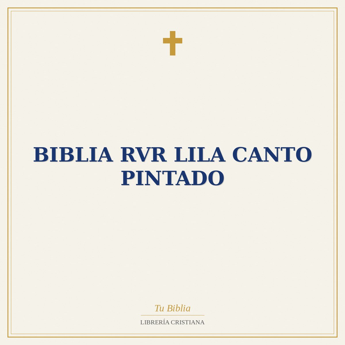 Biblia RVR lila canto pintado 1 Biblia RVR lila canto pintado