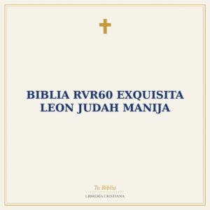 Biblia RVR60 exquisita Leon judah manija