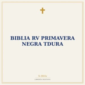 Biblia RV primavera negra TDura