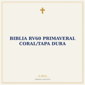 Biblia RV60 primaveral coral/tapa dura