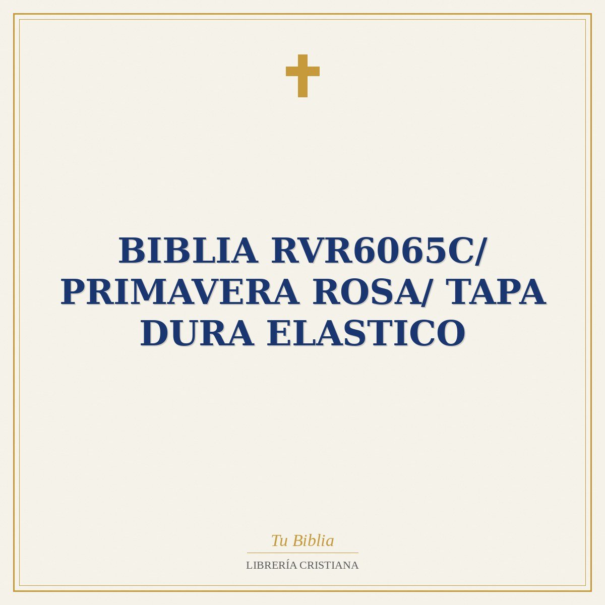 Biblia RVR6065c/ Primavera Rosa/ Tapa Dura Elastico 1 Biblia RVR6065c/ Primavera Rosa/ Tapa Dura Elastico