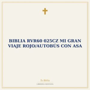 Biblia RVR60 025cz Mi Gran Viaje Rojo/Autobús con asa