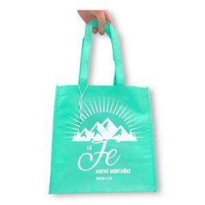 Bolsa Tote Bag Turquesa la Fe