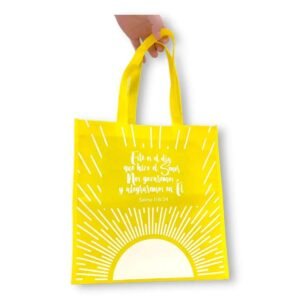 Bolsa Tote Bag Amarilla Este es el Día