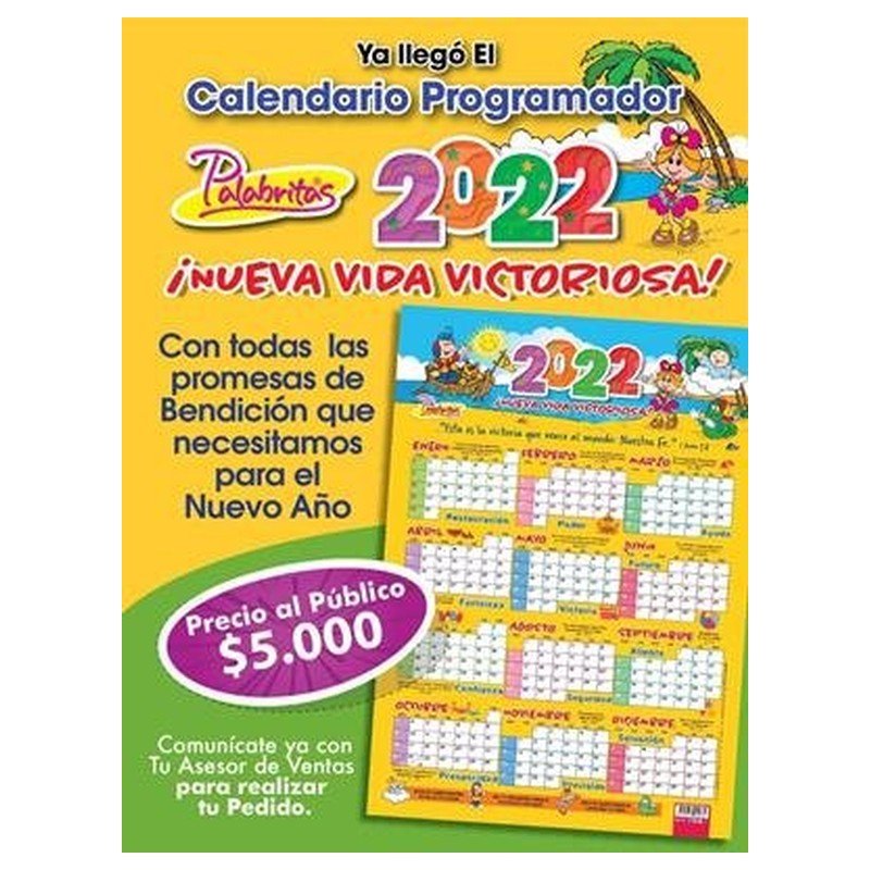Almanaque de Pared Palabritas 2023 1 Almanaque de Pared Palabritas 2023