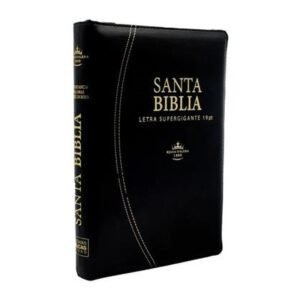 Biblia/RVR086cLSGIZTI/Cierre Letra Super Gigante 19pt./Negro