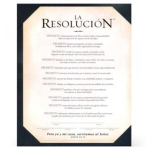 Resolucion/Certificado Para Hombres