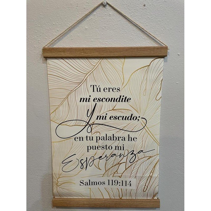 Cuadro Art Scroll Tu Eres M Escondite 1 Cuadro Art Scroll Tu Eres M Escondite