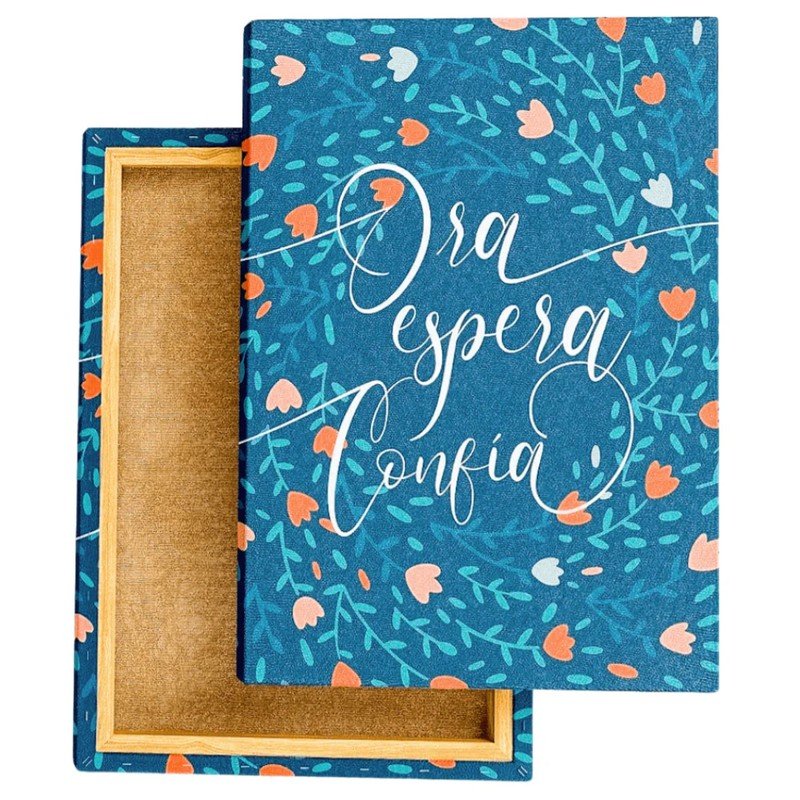 Mini Canvas - Ora Espera Confía 1 Mini Canvas - Ora Espera Confía