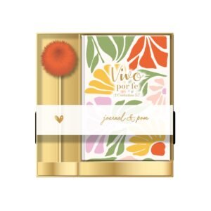 Pack Diario y Boligrafo Pom Pom: Vivo por Fe