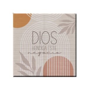 Cuadro Canva: (11.80x11.80) Dios Bendiga Este Negocio