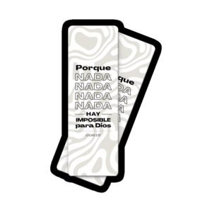 Pack de 25 Marcadores: Nada es Imposible para Dios
