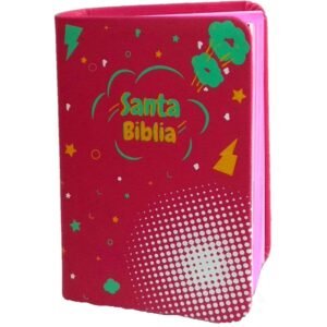 Biblia RVC valientes con jesus. Canto fucsia