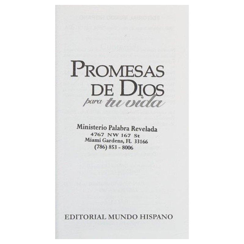 Promesas De Dios Para Tu Vida 1 Promesas De Dios Para Tu Vida