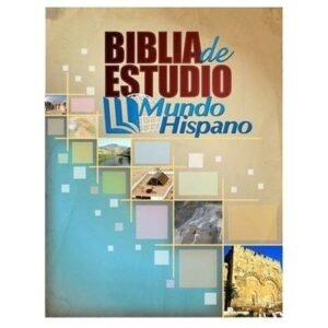 Biblia RVR 2015 de Estudio Mundo Hispano Vino Piel